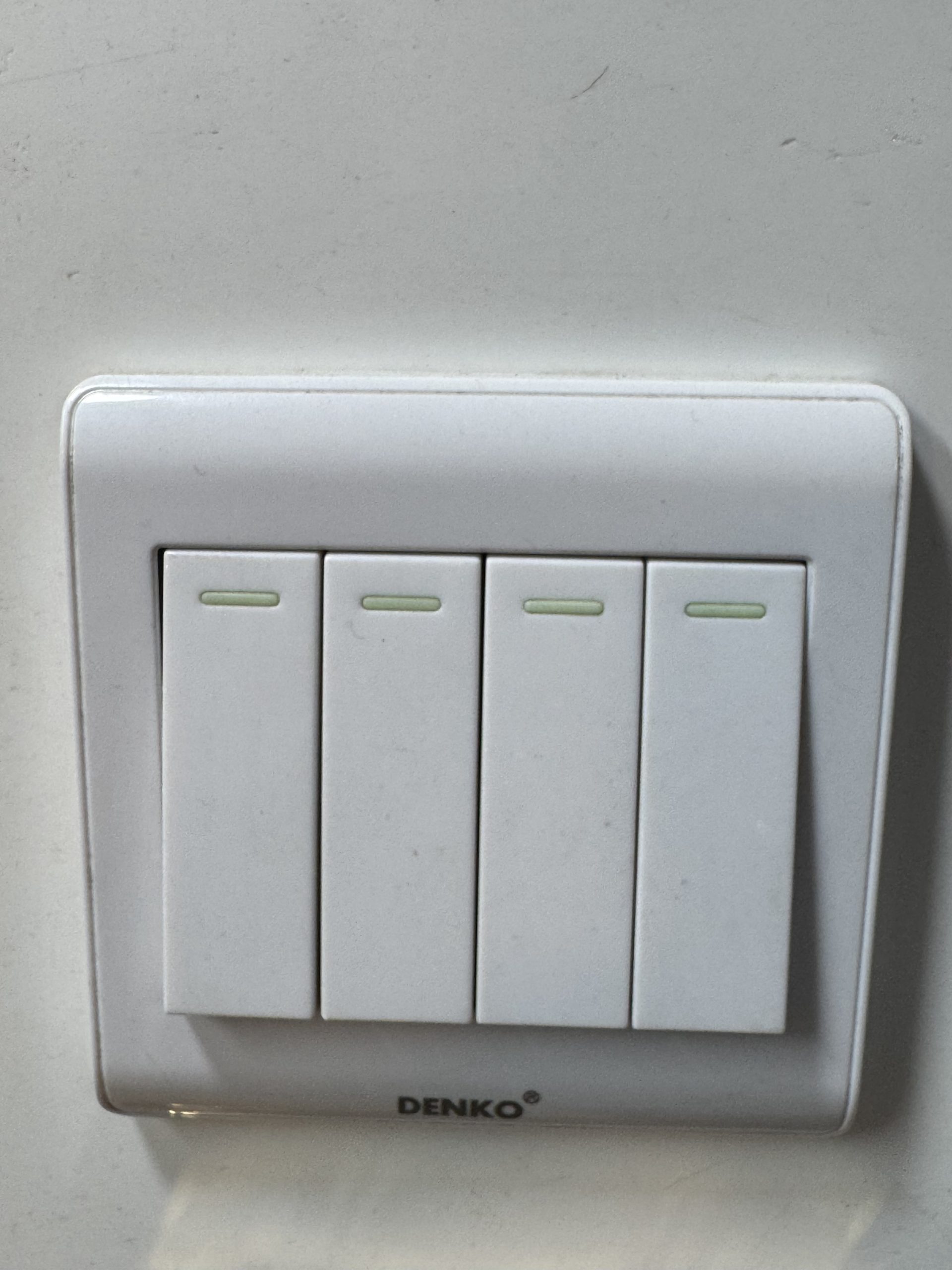 4 Gang Electrical Wall Switch