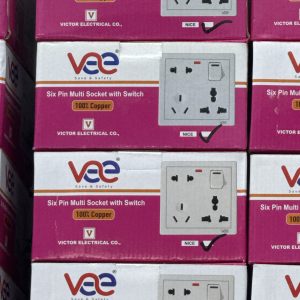 VEE (Six Pin Multi Socket With Switch)